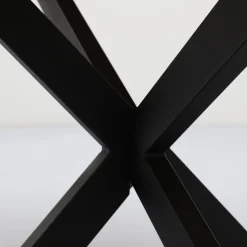 Houten Eettafels|Ovale Eettafels-Trendhopper Haiko Ovaal Eettafel Naturel, Zwart