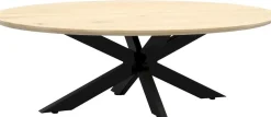 Houten Salontafels|Ovale Salontafels-Trendhopper Haiko Oval Salontafel Natural