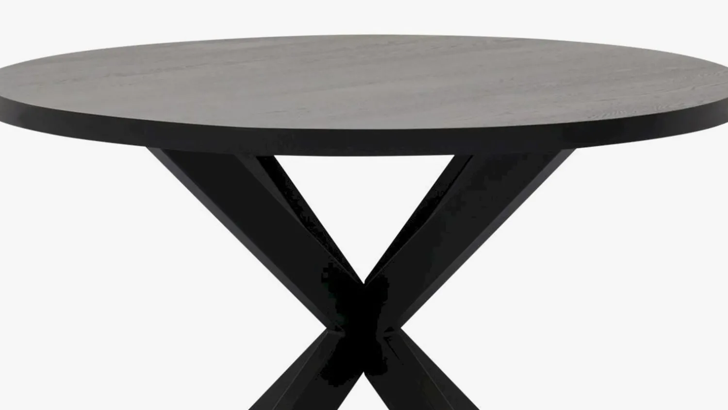 Houten Eettafels|Ronde Eettafels-Trendhopper Haiko Rond Eettafel Black Sky