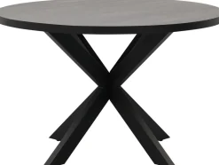 Houten Eettafels|Ronde Eettafels-Trendhopper Haiko Rond Eettafel Black Sky