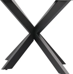 Houten Eettafels|Ronde Eettafels-Trendhopper Haiko Rond Eettafel Black Sky