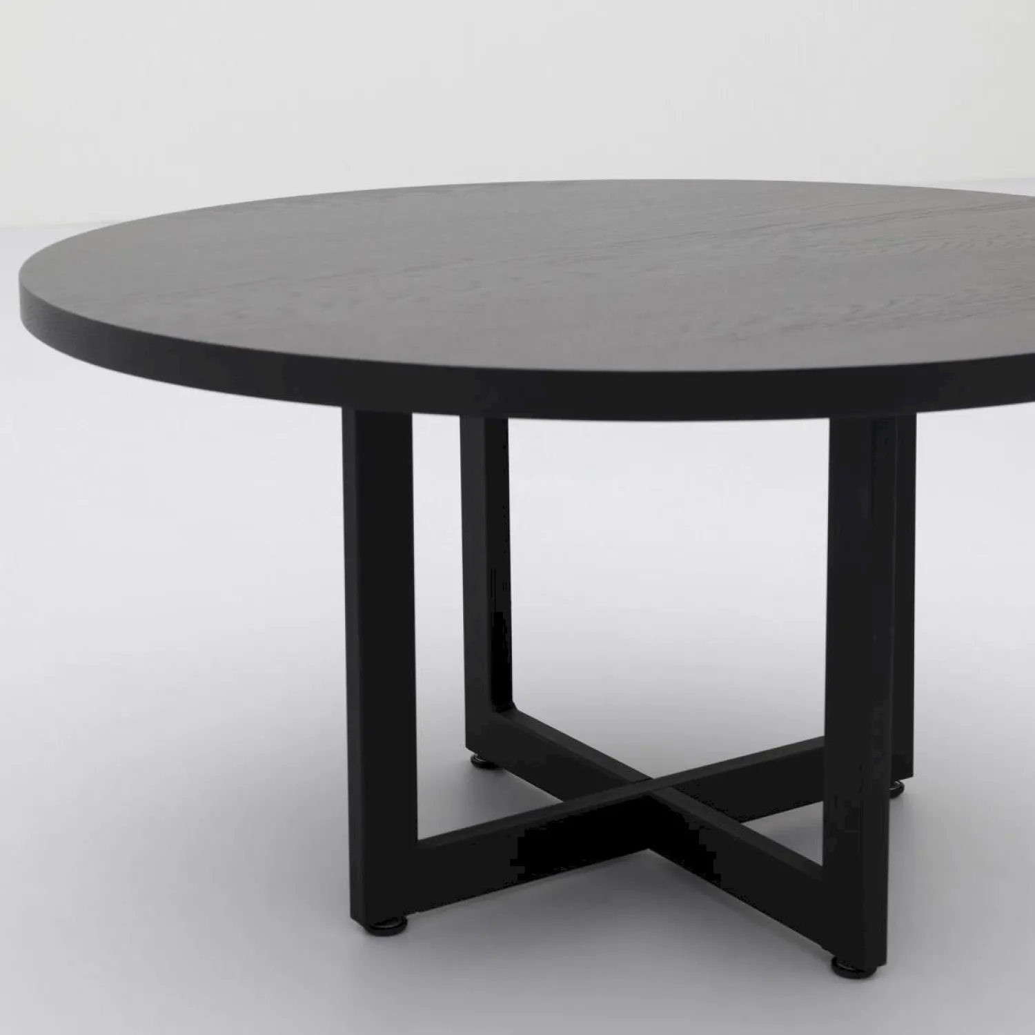 Houten Salontafels|Ronde Salontafels-Trendhopper Haiko Rond Salontafel Black Sky