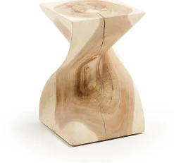 Houten Bijzettafels-Kave Home Hakon Bijzettafel Naturel