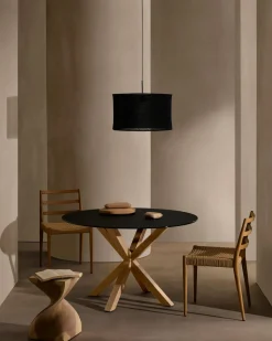 Houten Bijzettafels-Kave Home Hakon Bijzettafel Naturel