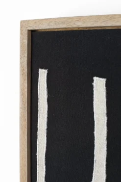 Wanddecoraties-Zuiver Halo Wandecoratie Zwart