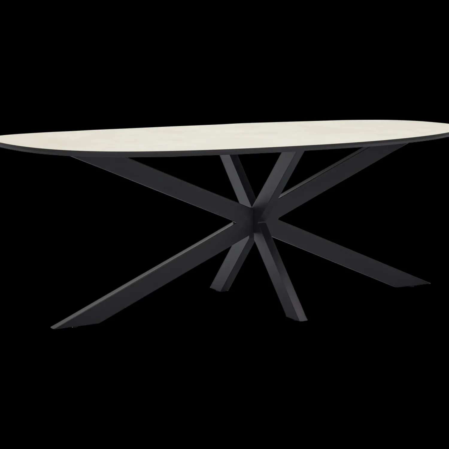 Organische Eettafels-Trendhopper Hano Eettafel Sand Stone