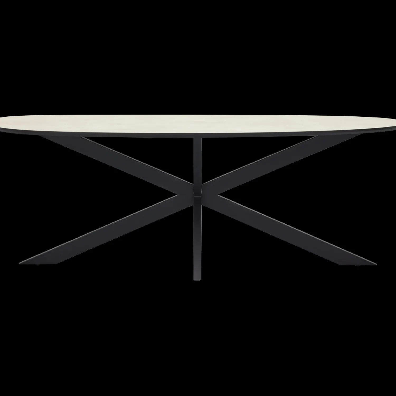 Organische Eettafels-Trendhopper Hano Eettafel Sand Stone