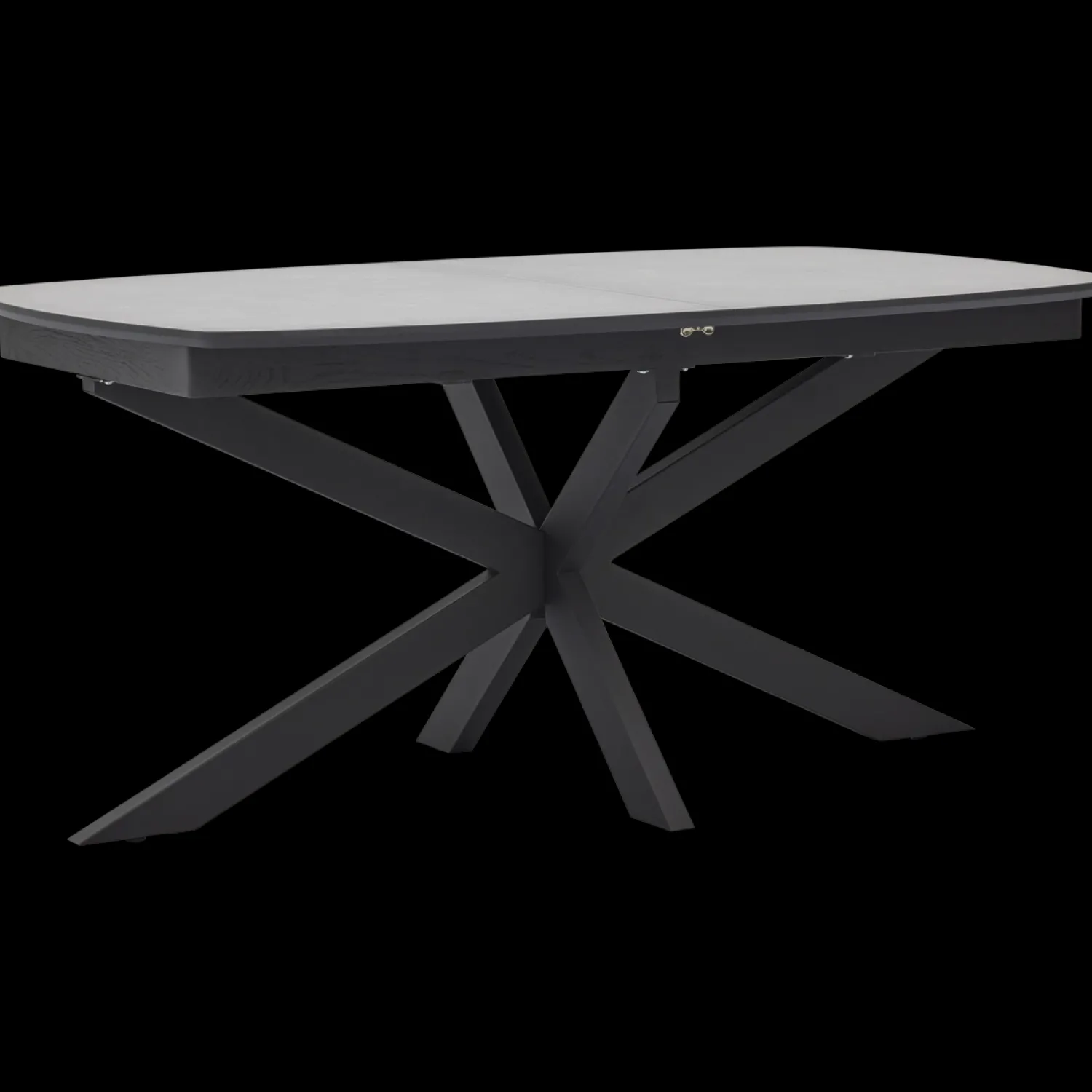 Uitschuifbare Eettafels-Trendhopper Hano Uitschuifbare Eettafel Cavier Silver