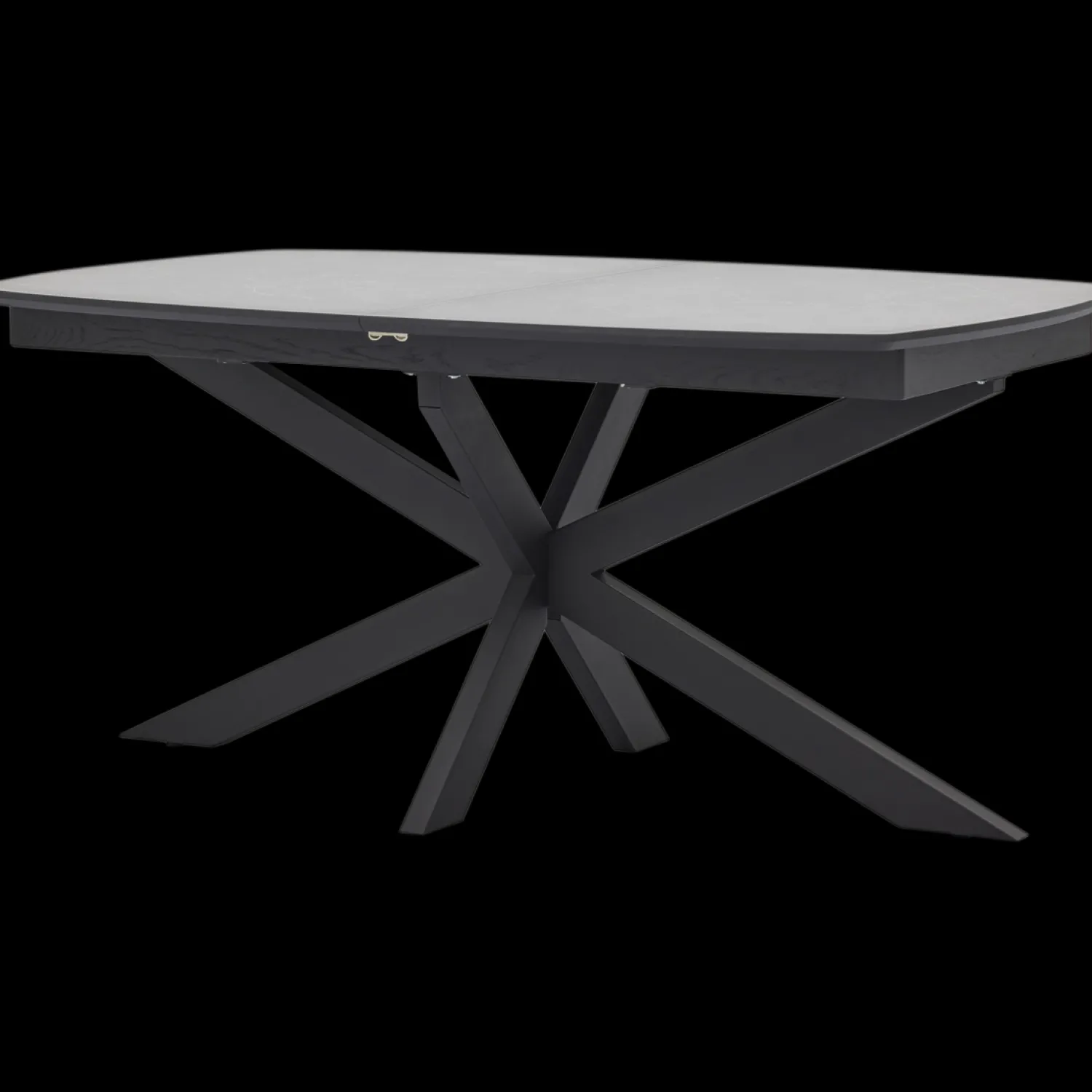 Uitschuifbare Eettafels-Trendhopper Hano Uitschuifbare Eettafel Cavier Silver
