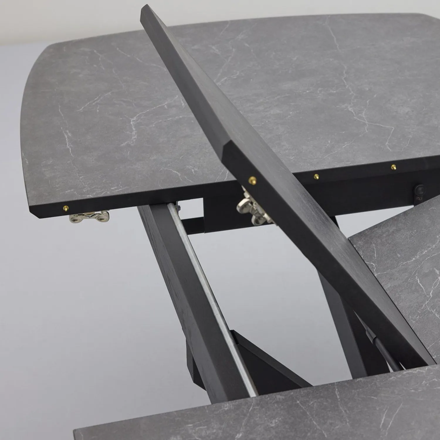 Uitschuifbare Eettafels-Trendhopper Hano Uitschuifbare Eettafel Cavier Silver