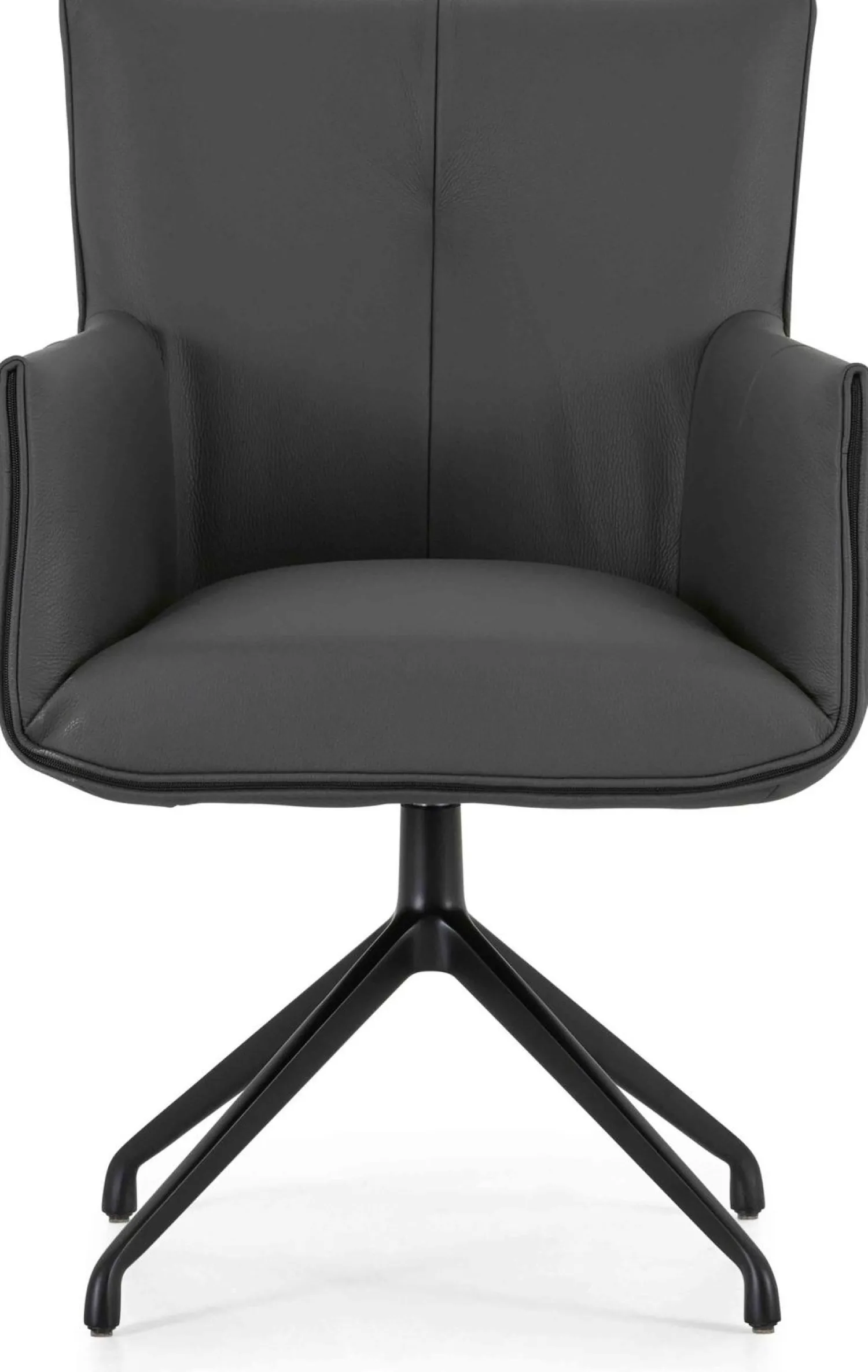 Eetkamerstoelen Met Armleuning-Montèl Harmony Armstoel Antraciet