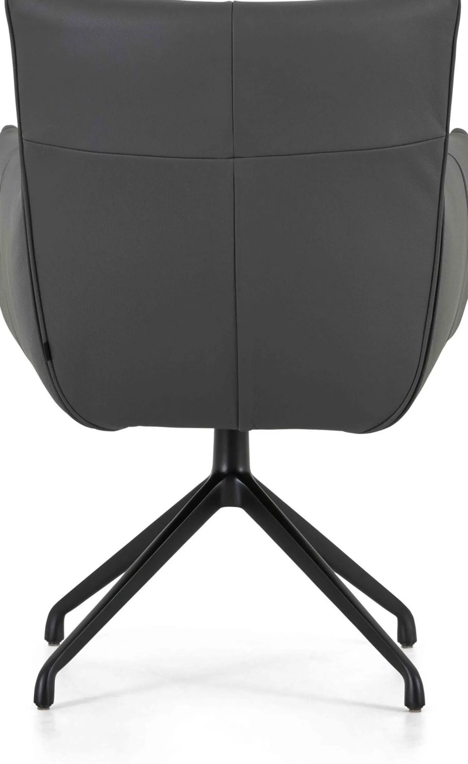 Eetkamerstoelen Met Armleuning-Montèl Harmony Armstoel Antraciet