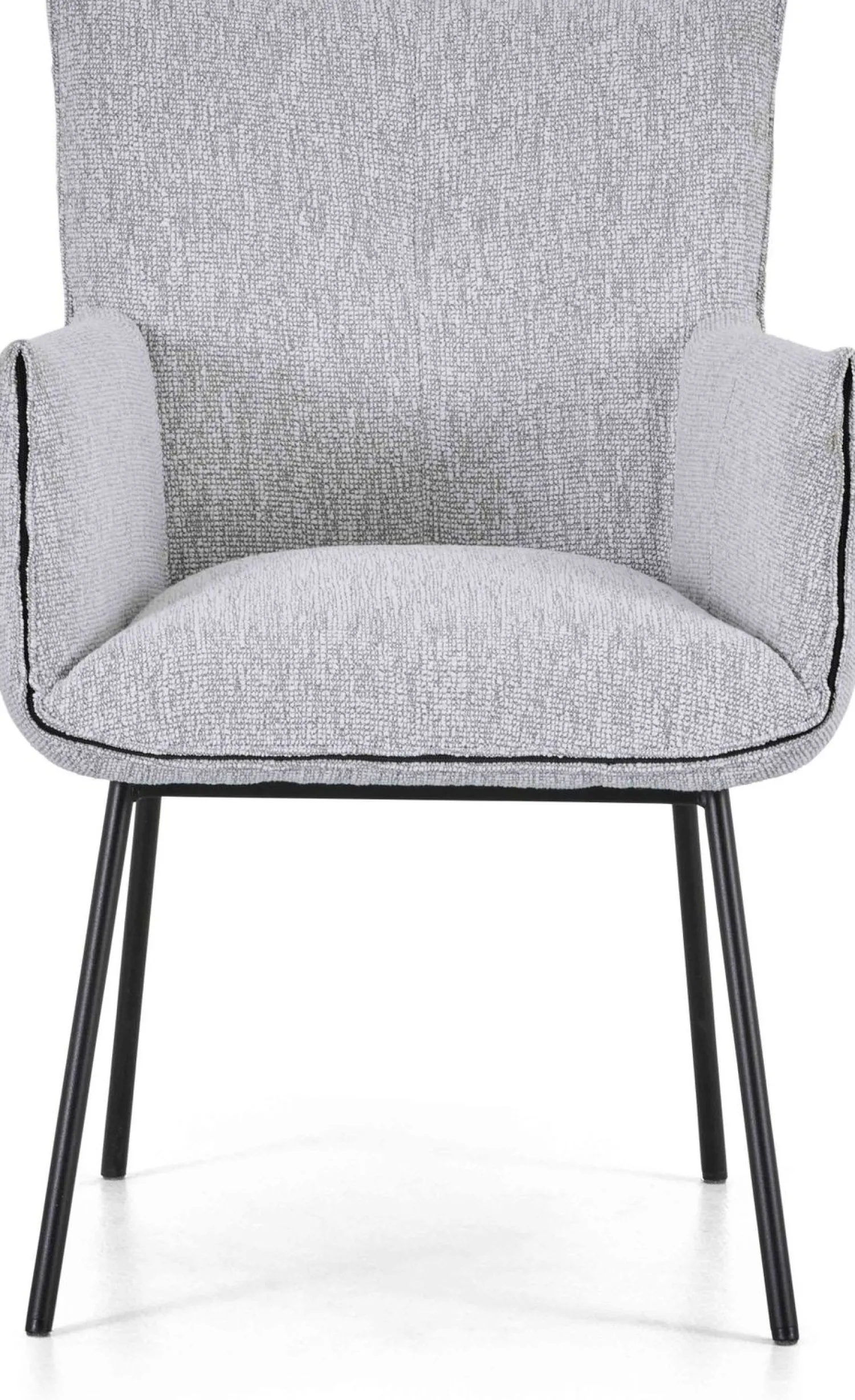 Eetkamerstoelen Met Armleuning-Montèl Harmony Armstoel Light Grey
