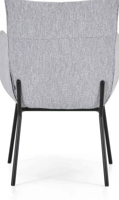 Eetkamerstoelen Met Armleuning-Montèl Harmony Armstoel Light Grey