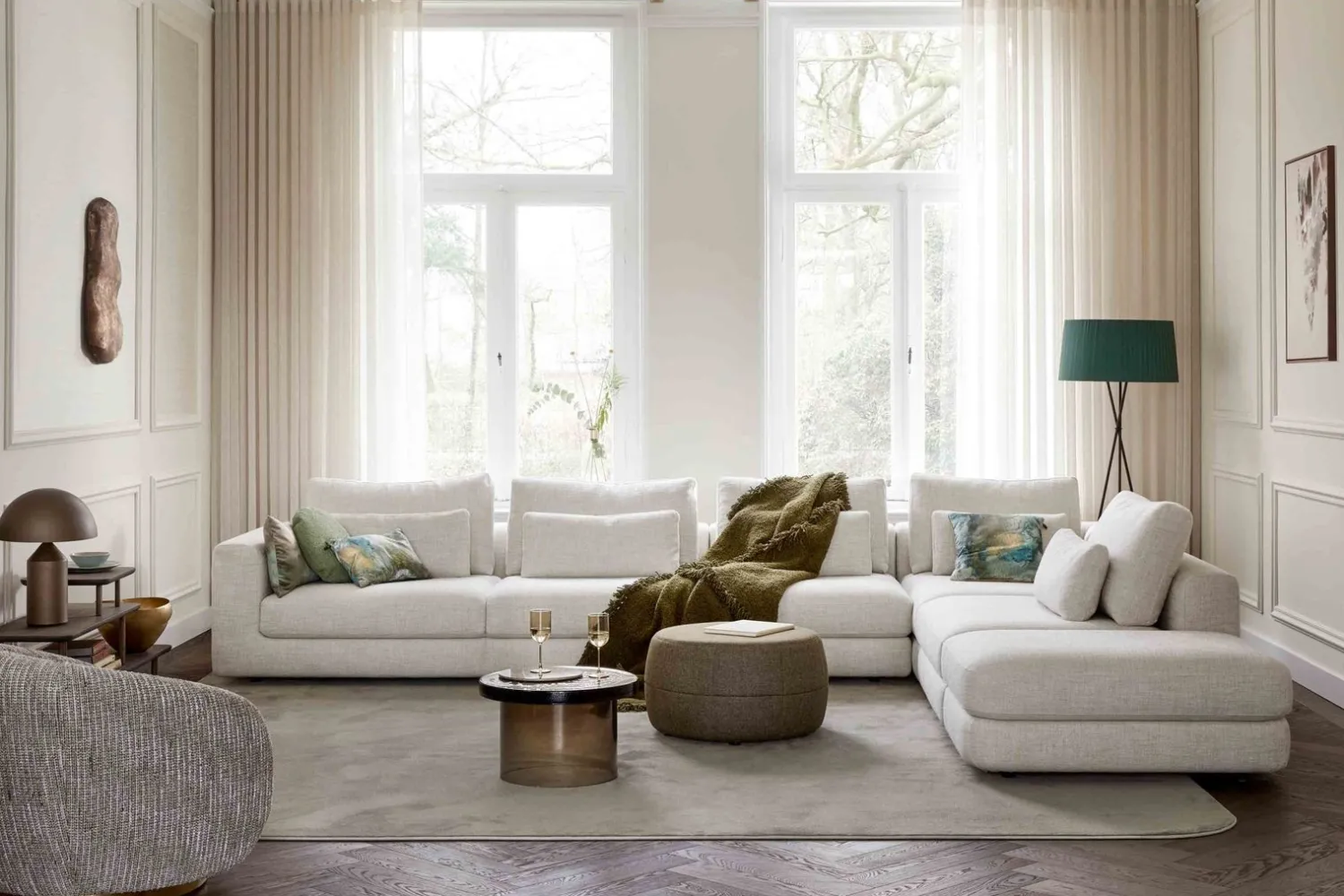 Hoekbanken-Design on Stock Harris Hoekbank Beige