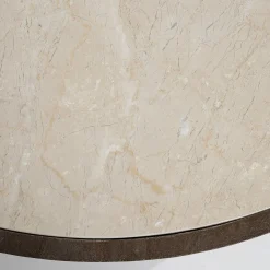 Ronde Salontafels-Eleonora Hazel Salontafel Bruin