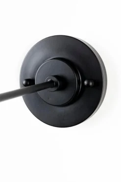 Industriële Wandlampen|Wandlampen-Zuiver Hazy Wandlamp Zwart