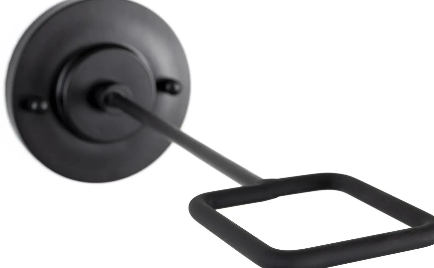 Industriële Wandlampen|Wandlampen-Zuiver Hazy Wandlamp Zwart