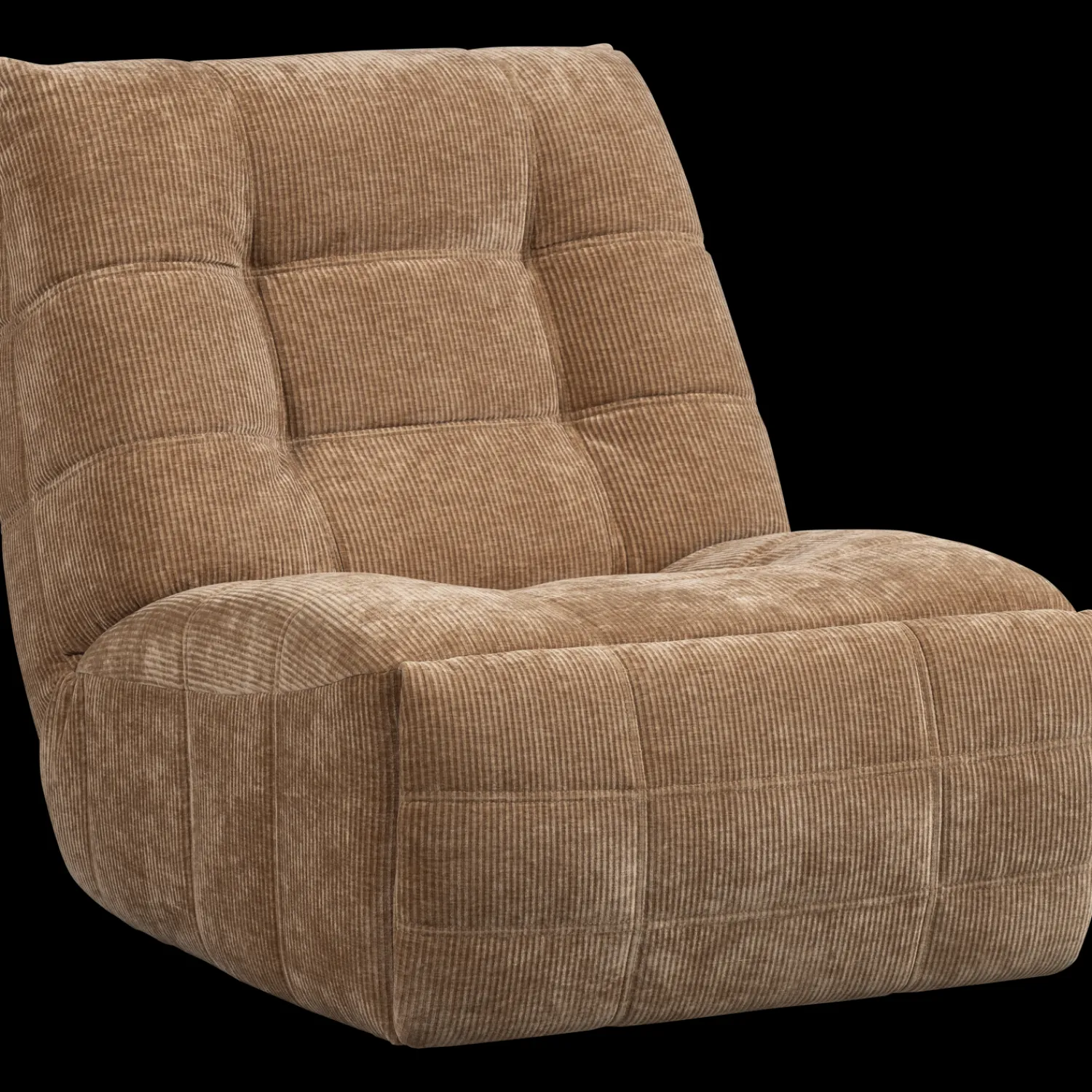 Relaxfauteuils-WOOOD Hein Relaxfauteuil Lichtbruin