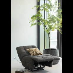 Relaxfauteuils-WOOOD Hein Relaxfauteuil Antraciet