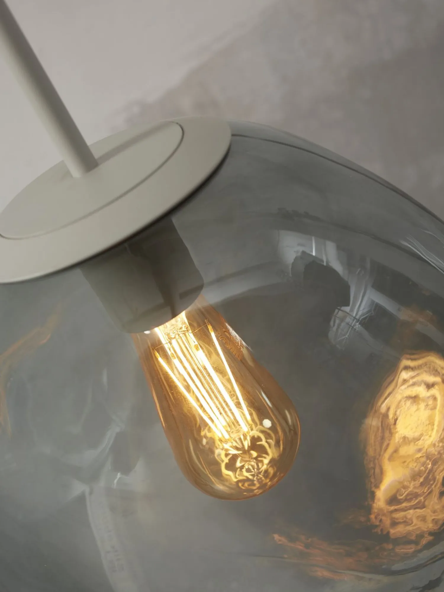 Industriële Hanglampen|Industriële Hanglampen-It's about RoMi Helsinki Hanglamp Light Grey