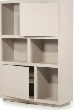 Opbergkasten|Opbergkasten-Eleonora Helsinki Kabinet Taupe