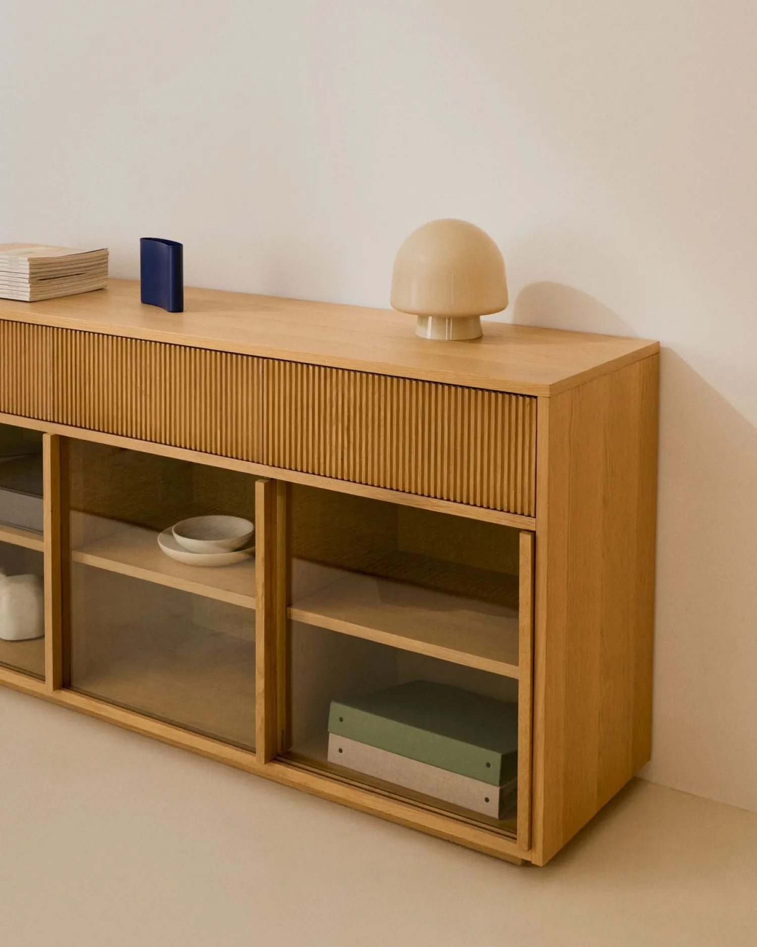Dressoirs-Kave Home Helvine Dressoir Naturel