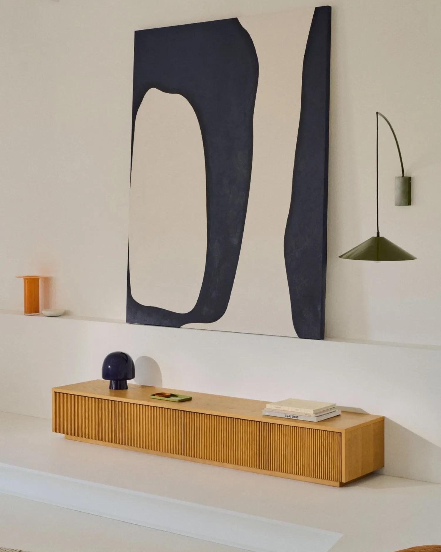 Tv-Meubels-Kave Home Helvine Tv-meubel Naturel