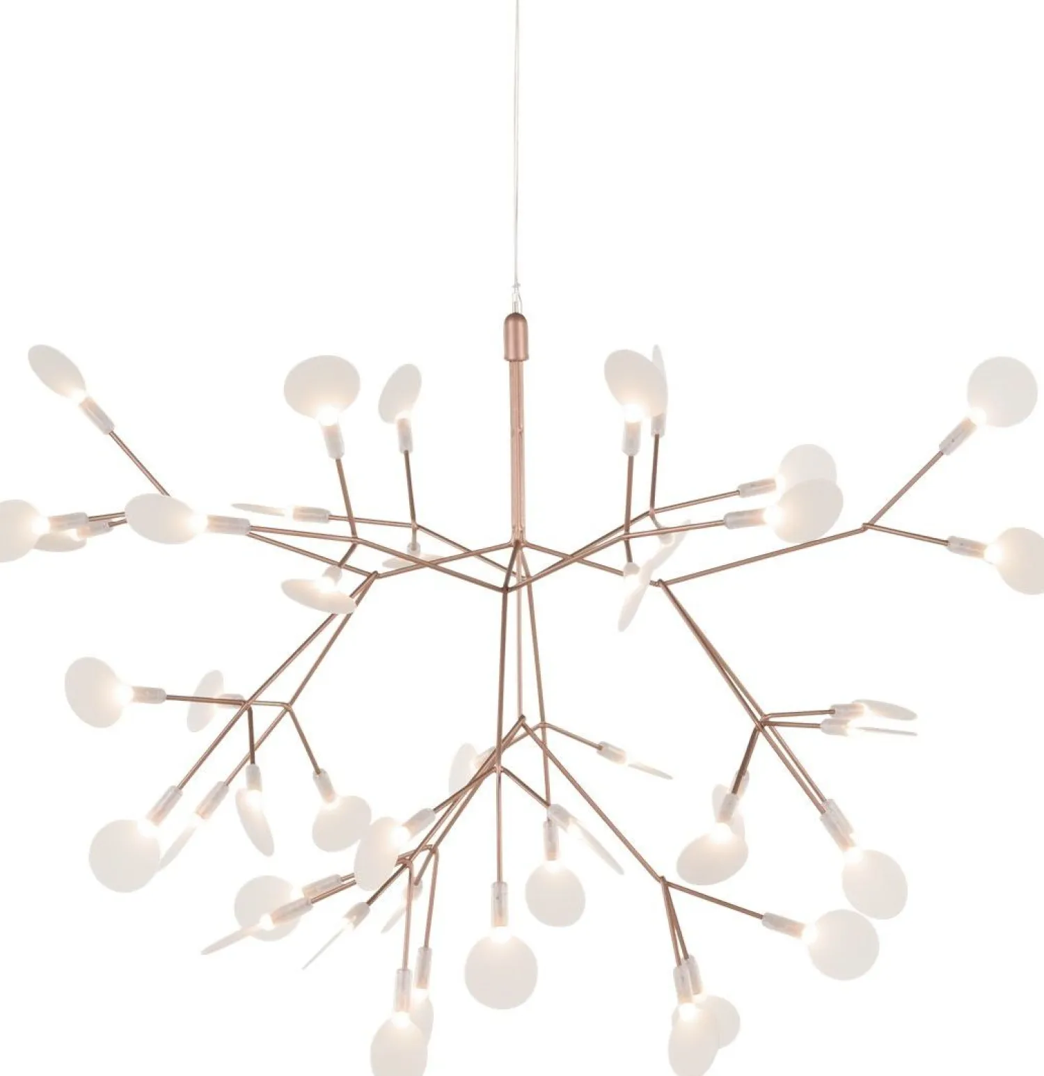 Design Hanglampen|Design Hanglampen-Moooi Heracleum Hanglamp Copper