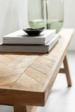 Zitbanken-MUST Living Herringbone Bankje Natural