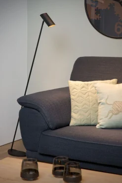 Moderne Vloerlampen|Vloerlampen-Lucide Hester Vloerlamp Antraciet