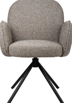 Eetkamerstoelen Met Armleuning-Eijerkamp Collectie Hidde Armstoel Bruin