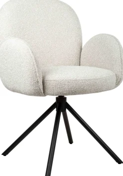 Eetkamerstoelen Met Armleuning-Eijerkamp Collectie Hidde Armstoel Beige