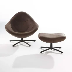 Leren Fauteuils|Design Fauteuils-LABEL Vandenberg Hidde Fauteuil