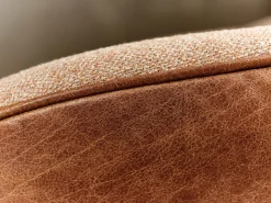Ronde Fauteuils|Draaifauteuils-LABEL Vandenberg Hidde Soft Fauteuil Bruin