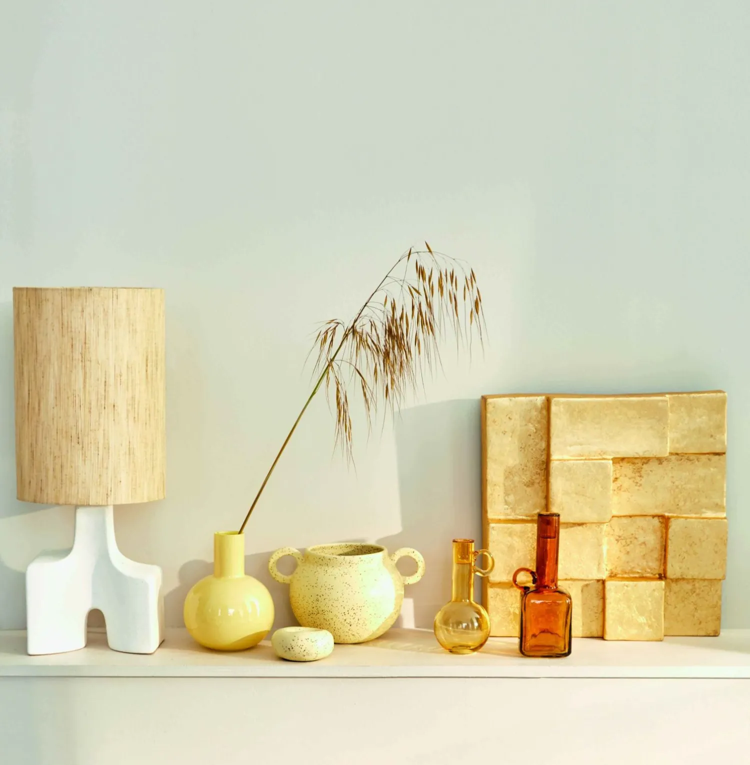Tafellampen|Tafellampen-Urban Nature Culture Hikari Tafellamp White, Sand