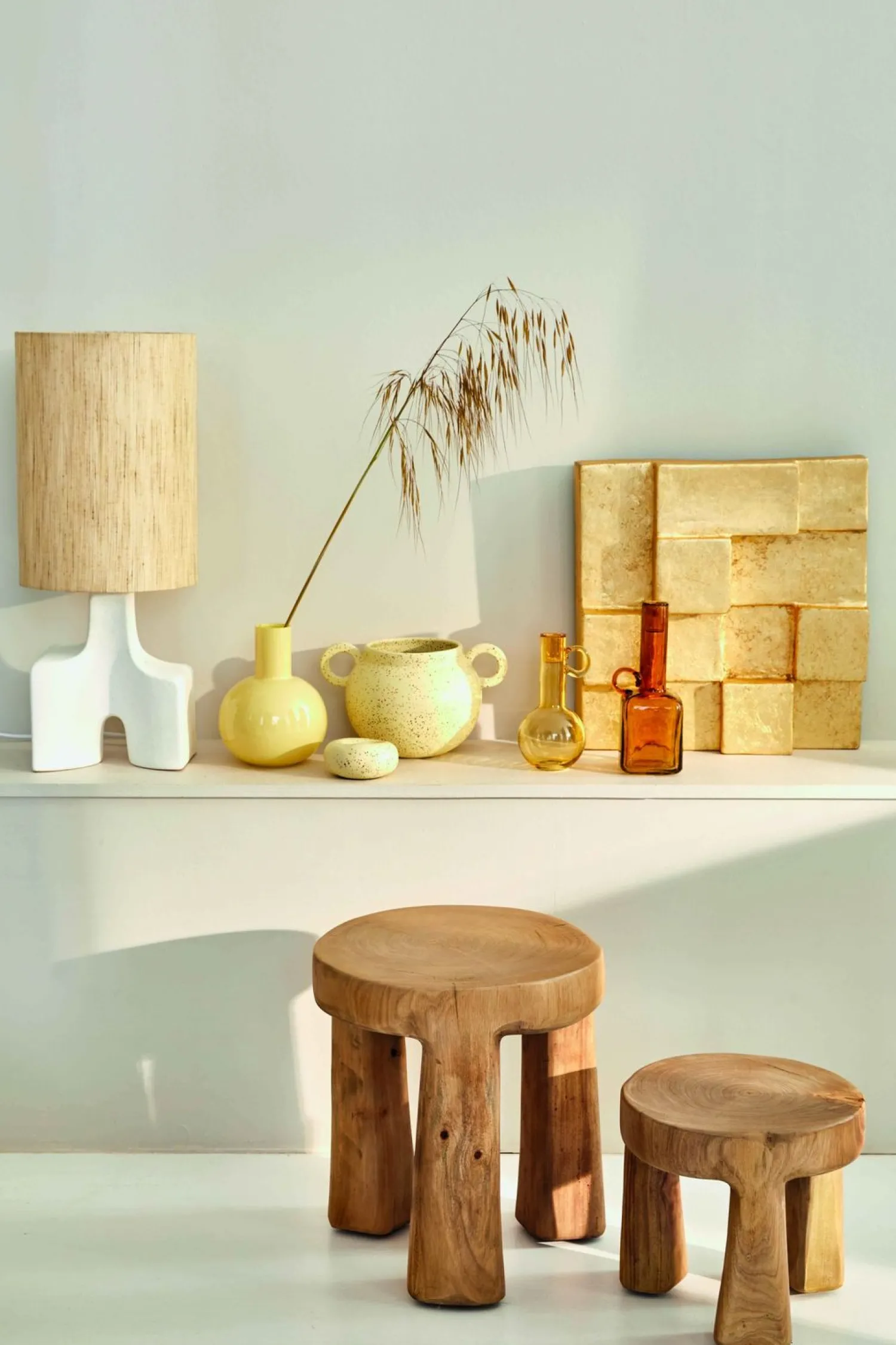 Tafellampen|Tafellampen-Urban Nature Culture Hikari Tafellamp White, Sand