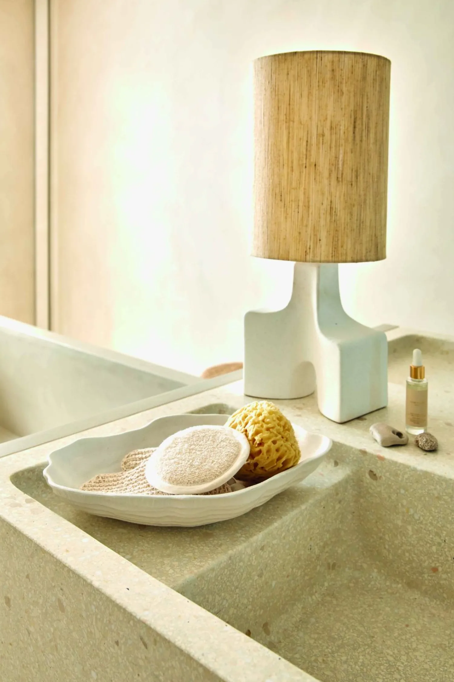 Tafellampen|Tafellampen-Urban Nature Culture Hikari Tafellamp White, Sand