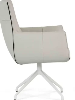 Eetkamerstoelen Met Armleuning-Montèl Hillary Armstoel Silk