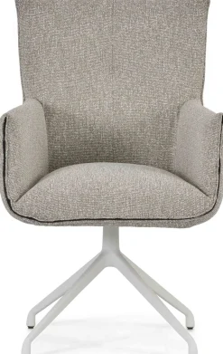Eetkamerstoelen Met Armleuning-Montèl Hillary Met Kantelfunctie Armstoel Beige