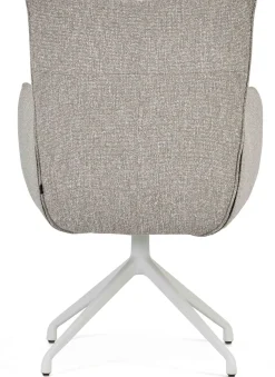 Eetkamerstoelen Met Armleuning-Montèl Hillary Met Kantelfunctie Armstoel Beige