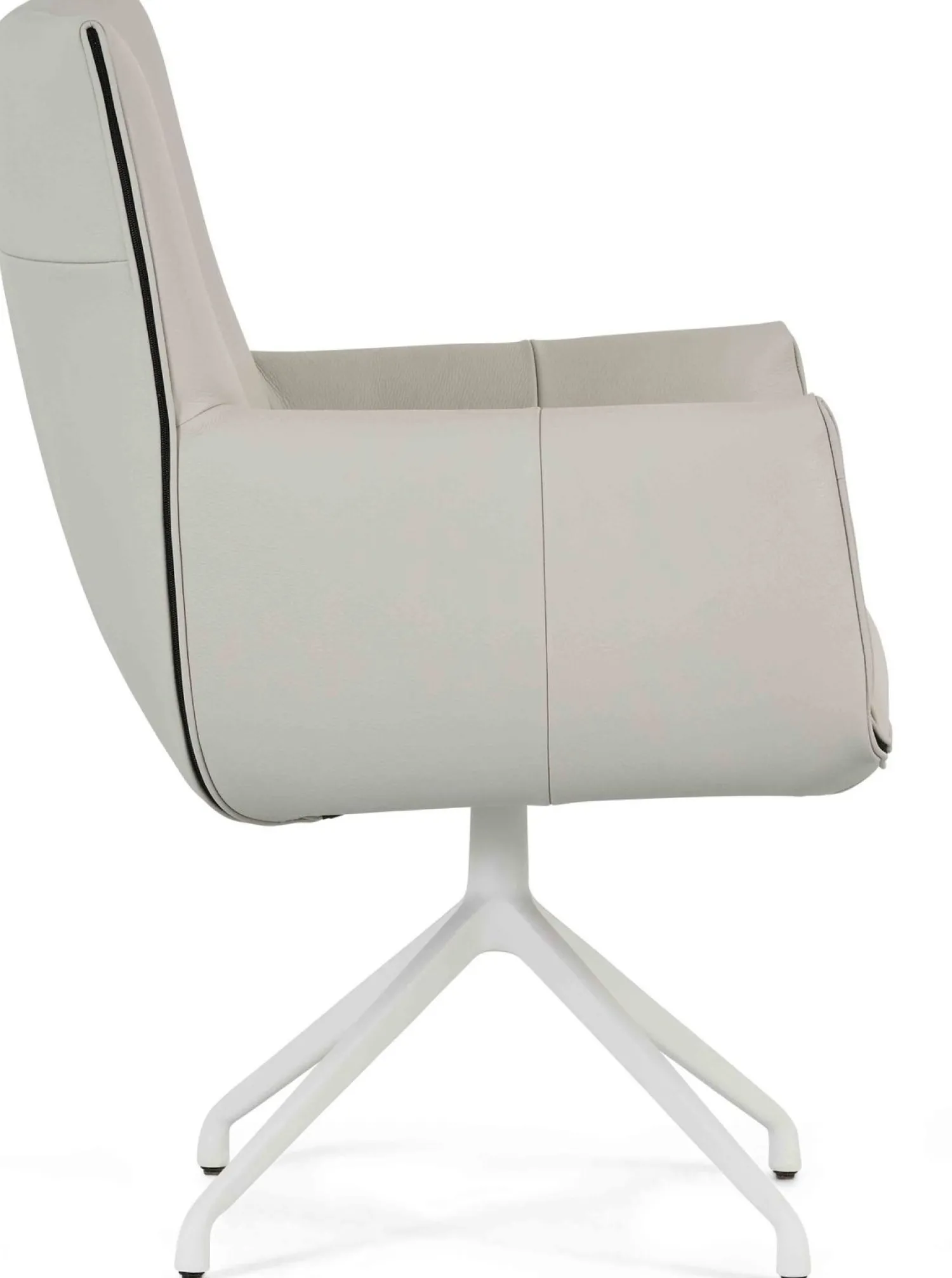 Eetkamerstoelen Met Armleuning-Montèl Hillary Met Kantelfunctie Armstoel Silk