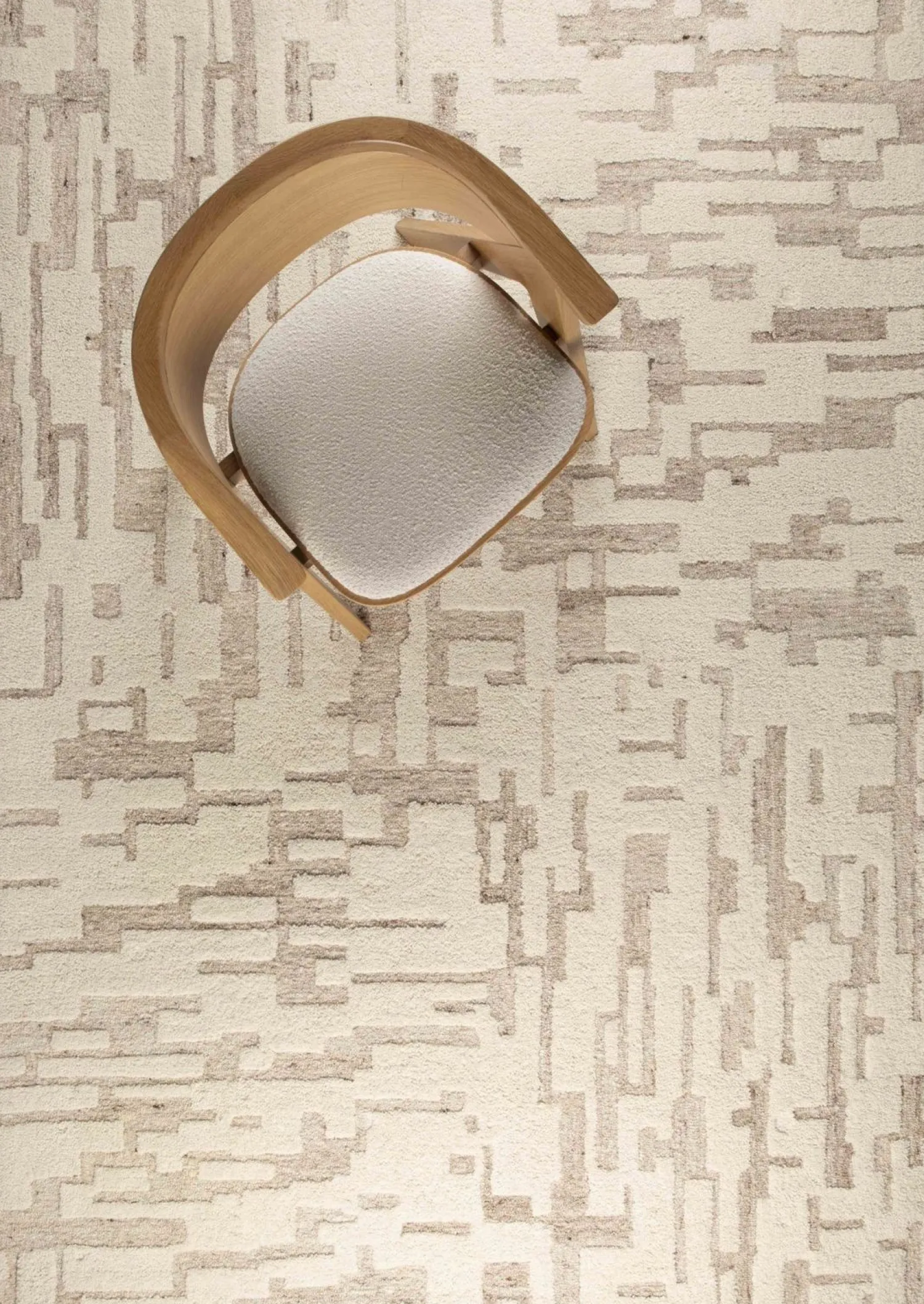 Vloerkleden|Wollen Vloerkleden-Zuiver Hills Vloerkleed Beige