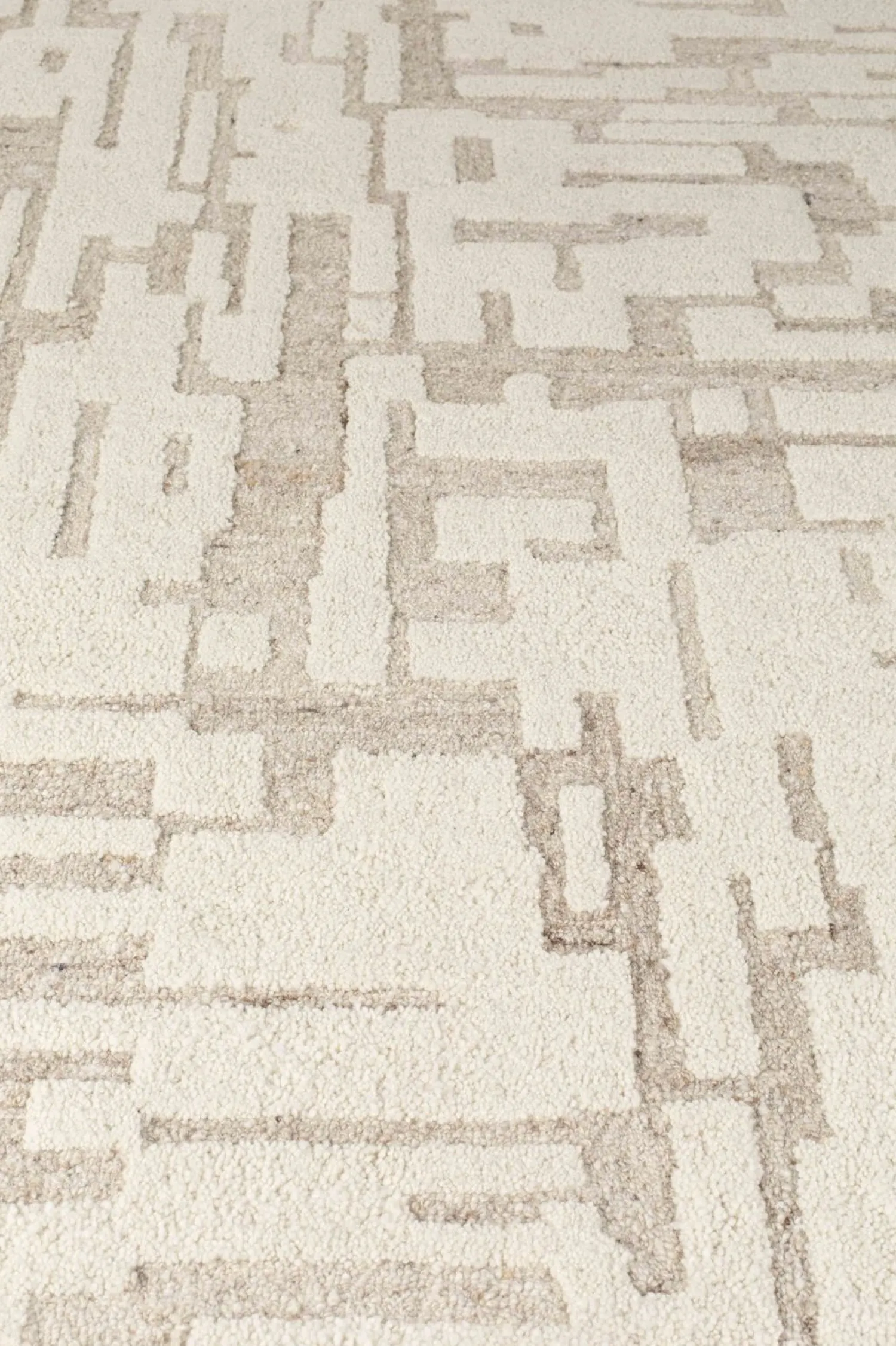 Vloerkleden|Wollen Vloerkleden-Zuiver Hills Vloerkleed Beige