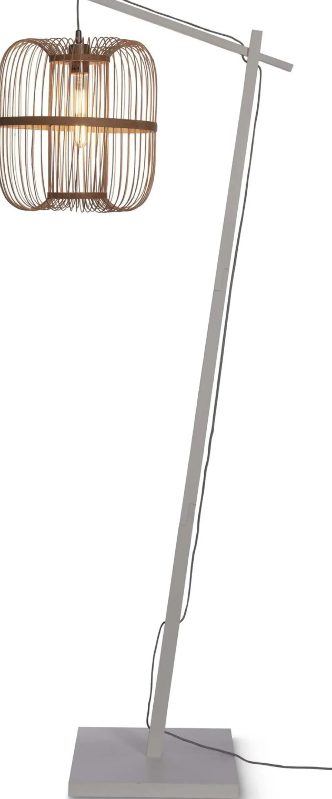 Vloerlampen|Vloerlampen-Good&Mojo Hokkaido L Vloerlamp White, Natural, Grey