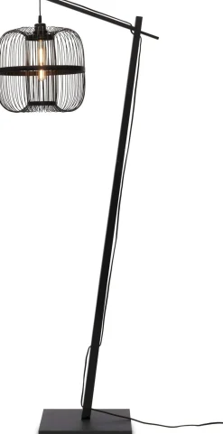 Vloerlampen|Vloerlampen-Good&Mojo Hokkaido L Vloerlamp Black