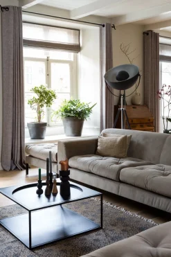 Industriële Vloerlampen|Vloerlampen-It's about RoMi Hollywood Vloerlamp zwart