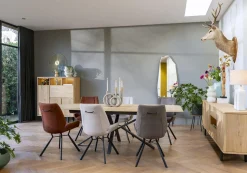 Houten Eettafels|Ovale Eettafels-Henders en Hazel Home Ovaal Eettafel Natural