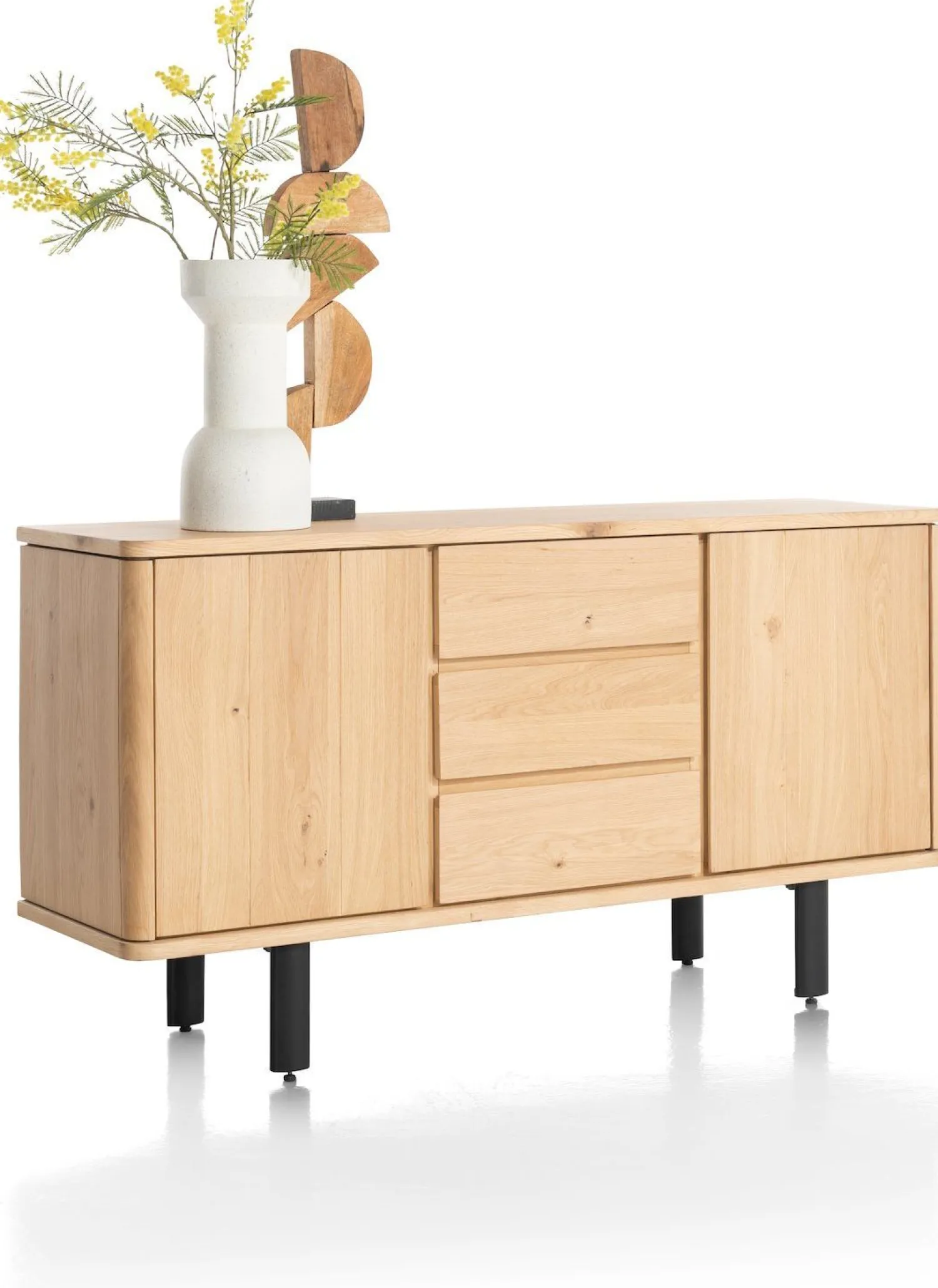Dressoirs-Henders en Hazel Homestead 2 deurs Dressoir Natural