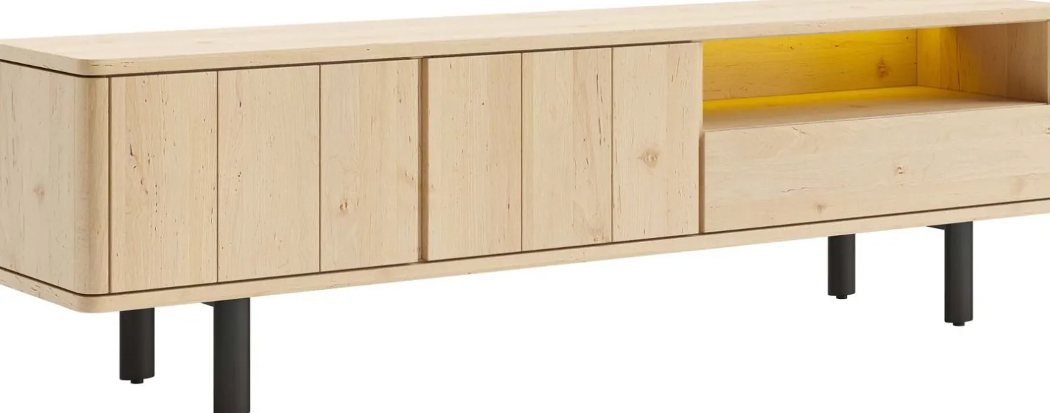 Tv-Meubels-Henders en Hazel Homestead 2-deurs Tv-meubel Natural